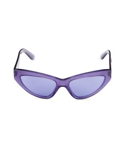 Dolce & Gabbana Women's 55mm Cat Eye Sunglasses In Purple