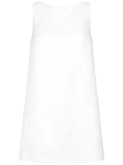 DOLCE & GABBANA DOLCE & GABBANA WOMEN ABITO BROCCATO SCOLLO RETRO