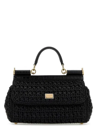 Dolce & Gabbana Women's Back Raffia Medium Sicily Handbag