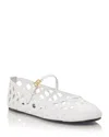 Dolce & Gabbana Woman Ballet Flats White Size 7.5 Calfskin In White