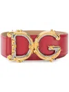 Dolce & Gabbana Women Belt With Red Dg