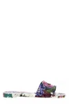 Dolce & Gabbana Bianca Sandals In Multicolor