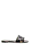Dolce & Gabbana Multicolor Floral Sandals In Multicolor