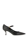 Dolce & Gabbana Black Pointed Toe Pumps In Black