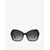 DOLCE & GABBANA DOLCE & GABBANA WOMEN'S BLACK DG4399 BUTTERFLY-FRAME ACETATE SUNGLASSES