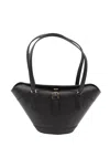 Dolce & Gabbana Leather Capri Shoulder Bag In Black