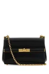 Dolce & Gabbana Black Leather Mini Marlene Shoulder Bag In Black