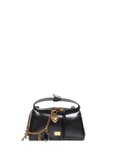 Dolce & Gabbana Women Black Vittoria Mini Handbag