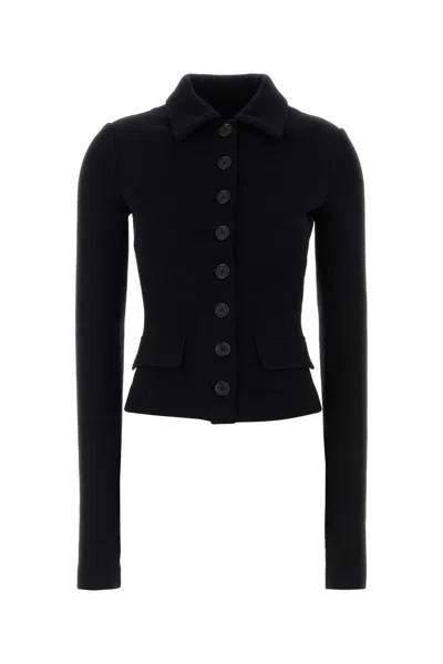Dolce & Gabbana Women Black Wool Blazer
