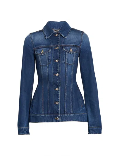 Dolce & Gabbana Women's Blouson Denim Shirt