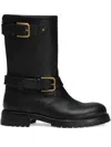 Dolce & Gabbana Knee-high Boots With Buckle Detail In Black
