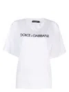 Dolce & Gabbana Logo Short-sleeved T-shirt In White