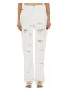 Dolce & Gabbana Gerade Jeans Im Distressed-look In White