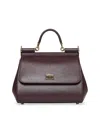 Dolce & Gabbana Large Sicily Handbag In Must-coloured Calf Leather In Multi