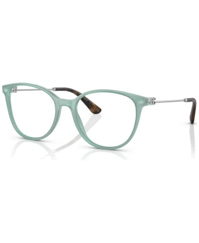 Dolce & Gabbana Women's Butterfly Eyeglasses, Dg336352-o In Opal Petroleum