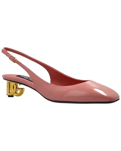 Dolce & Gabbana Women's Calfskin Leather Jackie Slingback Pump (authentic Pre-  Loved) In Pink