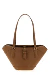 Dolce & Gabbana Brown Shoulder Bag With Two Top Handles And Buckle Closure On The Front In Brown