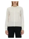 Dolce & Gabbana Cardigan With Lace Inlays In White