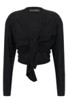 Dolce & Gabbana Cashmere Cardigan Sweaters And Cardigans Black In Black