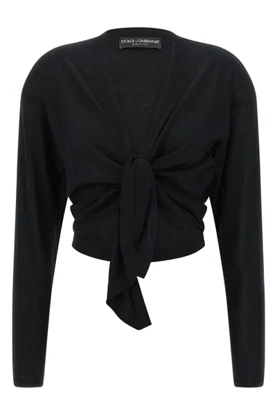 Dolce & Gabbana Women Cashmere Cardigan In Black