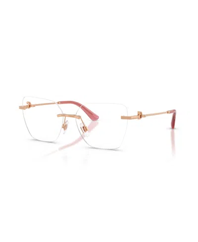 Dolce & Gabbana Dolce Gabbana Women's Cat Eye Eyeglasses, Dg1363 In Gold