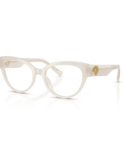 Dolce & Gabbana Women's Cat Eye Eyeglasses, Dg3440 In Neutral