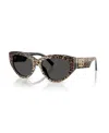 Dolce & Gabbana Women's Cat Eye Sunglasses, Dg4514 In Brown