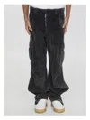 Dolce & Gabbana Women's Charcoal Stretch Corduroy Cargo Pant