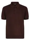 Dolce & Gabbana Women's Chocolate Cotton Polo Shirt