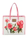 DOLCE & GABBANA WOMEN'S CLASSIC FLORAL SHOPPING TOTE