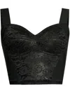 DOLCE & GABBANA DOLCE & GABBANA WOMEN CORSET WITH LACE EDGE