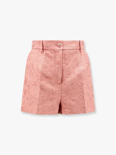 DOLCE & GABBANA DOLCE & GABBANA WOMEN COTTON AND SILK BLEND SHORTS