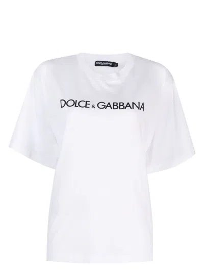 DOLCE & GABBANA WOMEN'S COTTON CREW-NECK T-SHIRT
