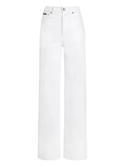 Dolce & Gabbana Women Cotton Jeans In White