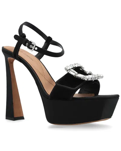 Pre-owned Dolce & Gabbana Women's Cotton Platform Sandal (authentic Pre-loved)