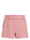Dolce & Gabbana Cotton Shorts With Belt Loops And Frayed Hem