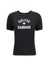 Dolce & Gabbana Women Cotton T-shirt In Black