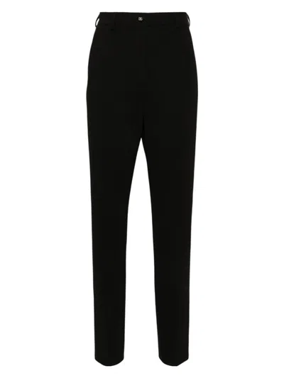 DOLCE & GABBANA WOMEN'S COTTON TROUSERS
