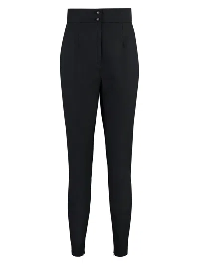 Dolce & Gabbana Cotton Trousers In Black