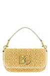 Dolce & Gabbana Crochet Shoulder Bag Shoulder Bags Beige In White