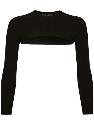 Dolce & Gabbana Women's Cropped Button-fastening Cardigan