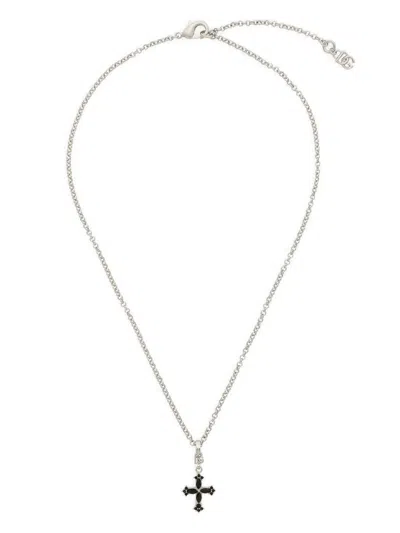 Dolce & Gabbana Women Cross Pendant Necklace In Multi