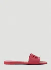 Dolce & Gabbana Women Cut Out Logo Slides