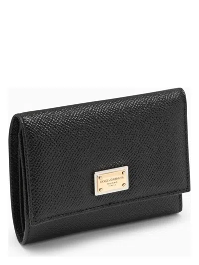 DOLCE & GABBANA WOMEN'S DAUPHINE-PRINT LEATHER WALLET