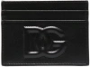 Dolce & Gabbana Signature Logo Card Holder In Black