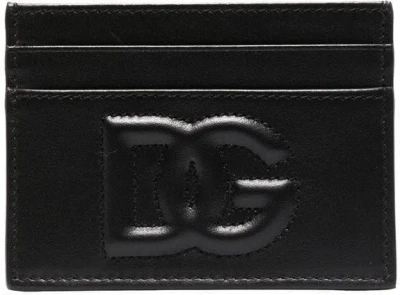 DOLCE & GABBANA WOMEN'S DEBOSSED-LOGO DETAIL CARDHOLDER