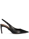 Dolce & Gabbana Black Leather Devotion 75 Pumps In Black