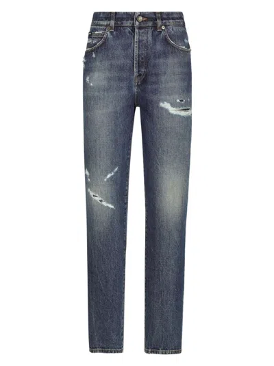 DOLCE & GABBANA WOMEN'S DENIM COTTON JEANS