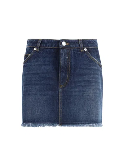 DOLCE & GABBANA DOLCE & GABBANA WOMEN DENIM MINISKIRT