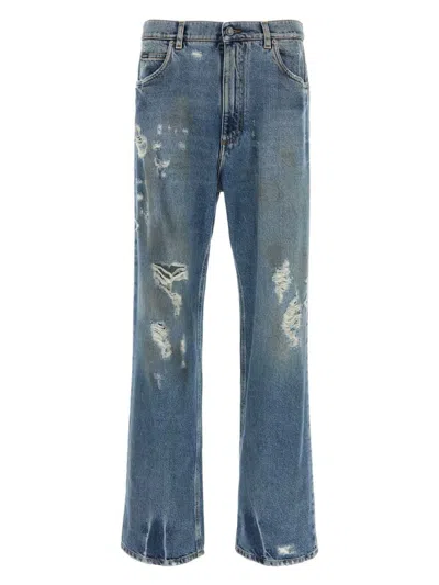 Dolce & Gabbana Women's Denim Wide-leg Jeans